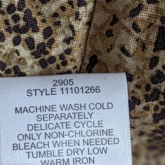 TORY BURCH SUPER SKINNY BROWN SNAKE PRINT JEANS SIZE 29 - Picture 4 of 16